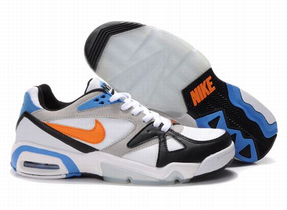 New Men\'S Nike Air Max Black/White/Blue/Gary/Orangered